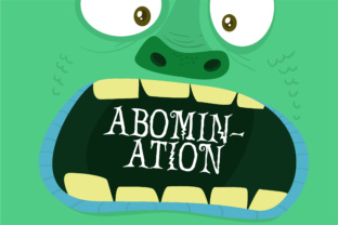 Abomination: The Spooky Blackletter Font for Dark Creativity