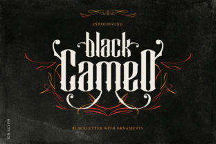 Black Cameo: Elevating Your Design with Bold Blackletter Appeal