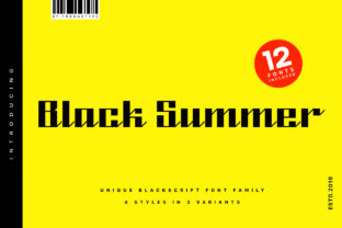 Black Summer Family: Strategic Typography for Bold Brand Positioning