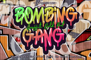 Bombing Gang: The Ultimate Street-Style Font for Bold Design