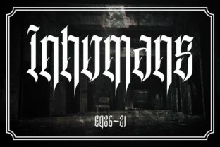 Evaluating Inhumans: A Deep Dive into the Dripping Blackletter Typeface for Dark Design Projects