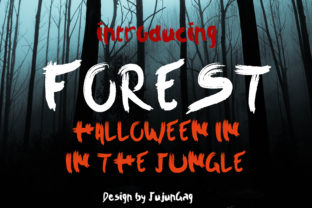 Forest: The Blackletter Font That Brings Spooky Charm to Your Halloween Projects