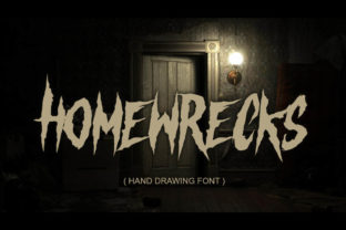 Homewrecks: The Heavy-Metal Blackletter Font for High-Impact Horror Design