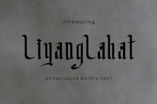 Liyanglahat: A Bold Modern Blackletter for Creative Projects
