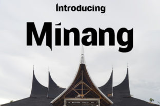 Minang: A Strategic Approach to Futuristic Minimalist Typography
