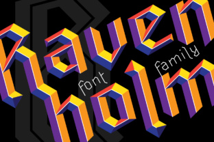 Ravenholm Family: A Gothic Font That Bridges Dark Aesthetics and Modern Utility