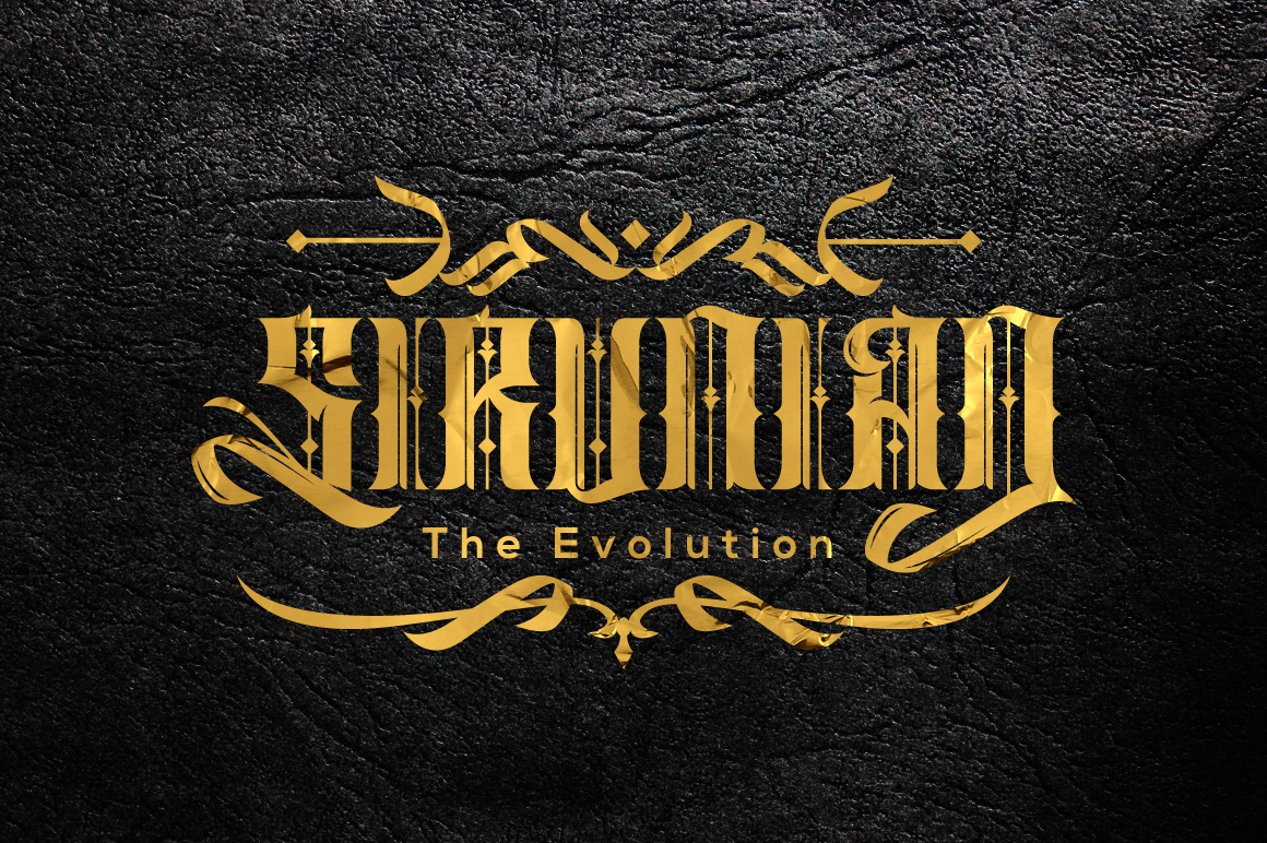 Sirunian: A Gothic Display Font for Timeless Design