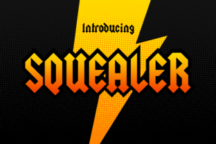 The Raw Power of Squealer: Why This Hard-Rock Typeface Defines Edgy Displays