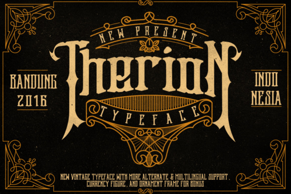 Therion: A Strategic Approach to Using Classic Display Typography