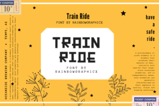 Train Ride: A Charming Blackletter for Modern Design